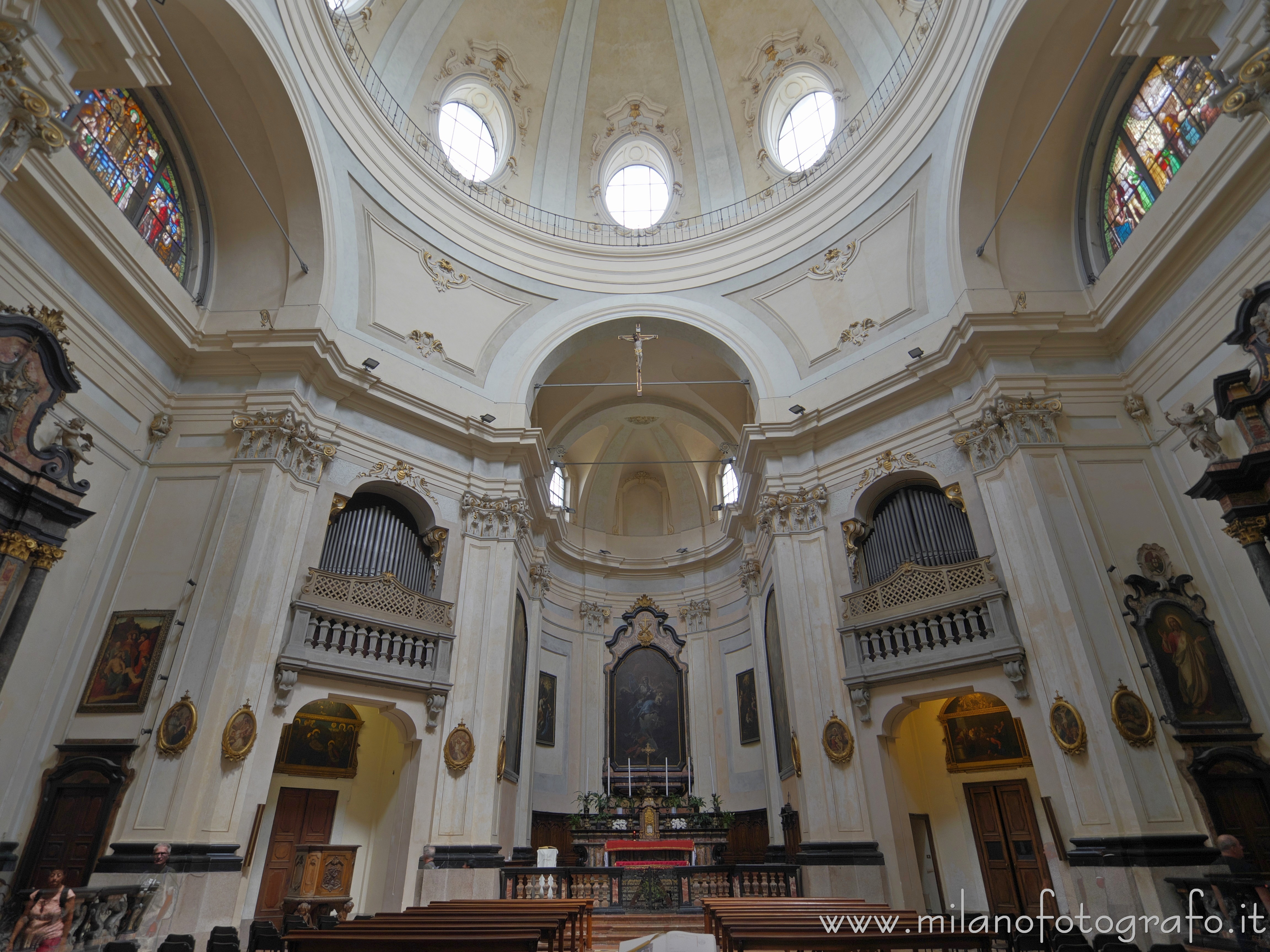 Milan (Italy) - Interior of the Church of San Bernardino alle Ossa - Full resolution picture